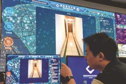 1628670226578347.jpg “浦東城市大腦智慧創(chuàng)城指揮系統(tǒng)”后臺及時更新的巡查點位衛(wèi)生問題處理后的圖像信息。.jpg